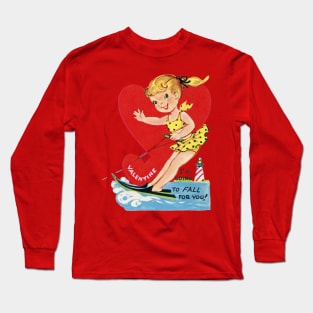 Valentine Art- Vintage Graphic Art Long Sleeve T-Shirt